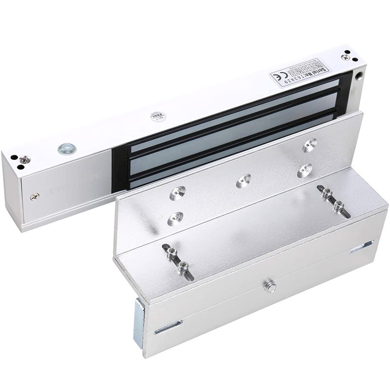 UHPPOTE 600Lb Holding Force Electric Magnetic Lock Including ZL Mount Bracket for Inswinging Door - Image 1